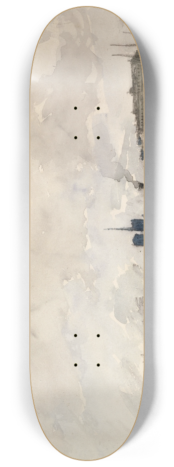 Frank Myers Boggs - Vue de la Cit, en amont du quai Henri IV 8.25 inch art skate deck