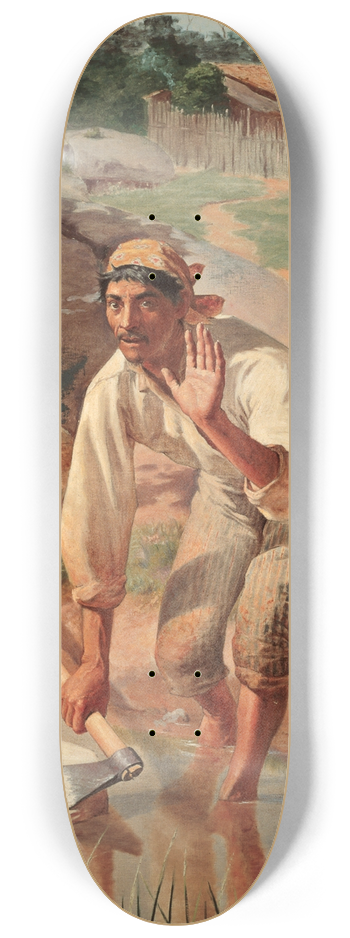 Almeida Jnior - Interrupted Whetting 8.25 inch art skate deck
