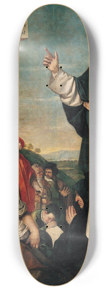 Alonso Cano - St. Vincent Ferrer Preaching 8.25 inch art skate deck