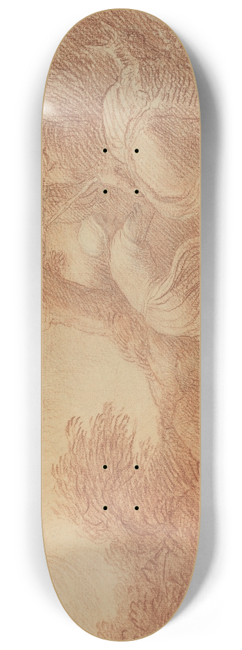 Alphonse Legros - Peasant and Ass 8.25 inch art skate deck
