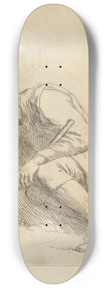 Alphonse Legros - Sinbad the Sailor (Sinbad le marin) 8.25 inch art skate deck