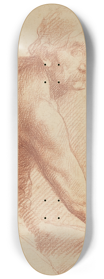 Alphonse Legros - Study of a Greek 8.25 inch art skate deck
