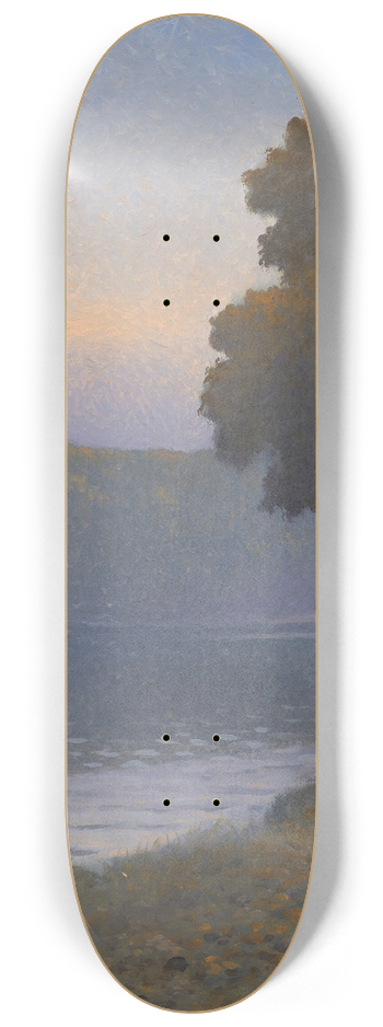 Alphonse Osbert - Le soir sur ltang 8.25 inch art skate deck