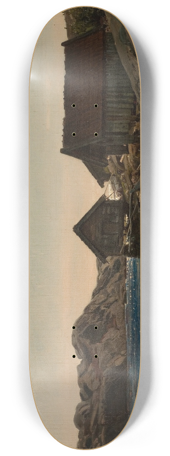 Amaldus Nielsen - Sjboder, Lindesnes 8.25 inch art skate deck