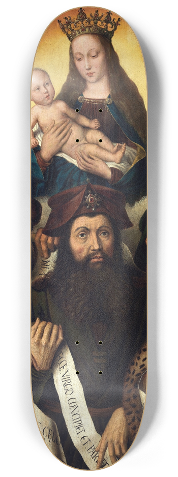 Ambrosius Benson - Deipara Virgo 8.25 inch art skate deck