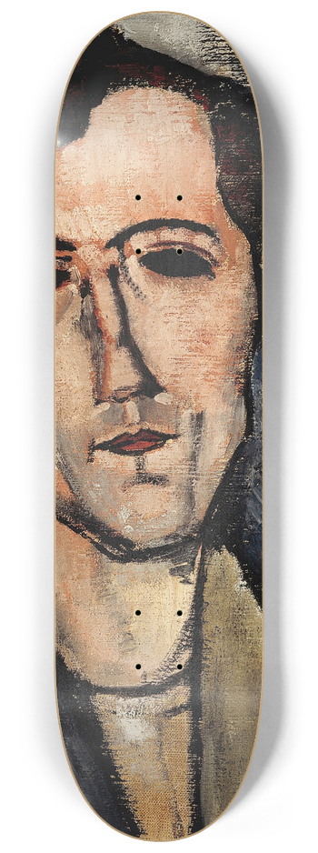 Amedeo Modigliani - A Man 8.25 inch art skate deck