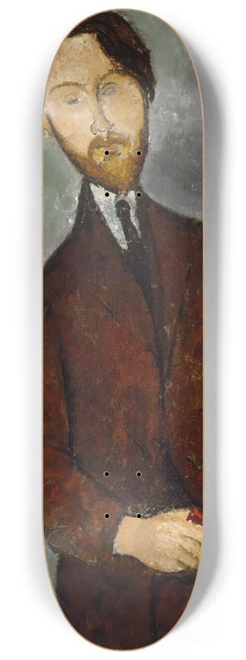 Amedeo Modigliani - Lopold Zborowski 8.25 inch art skate deck