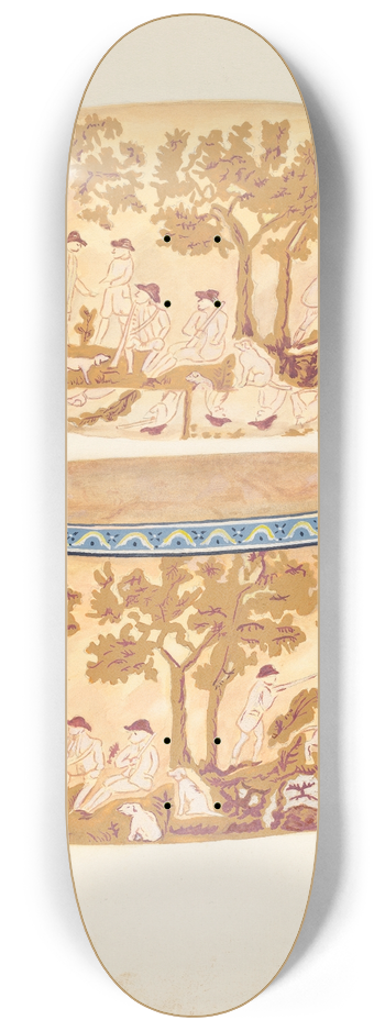 American 20th Century - Bandbox 8.25 inch art skate deck