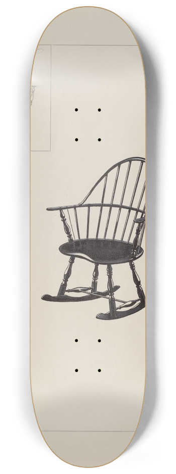 American 20th Century - Chair (Windsor) 8.25 inch art skate deck