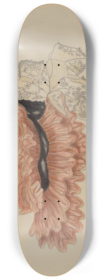 American 20th Century - Childs Bonnet 8.25 inch art skate deck