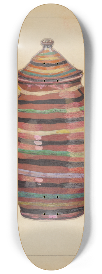 American 20th Century - Jar 8.25 inch art skate deck