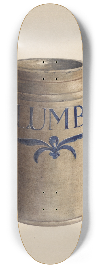 American 20th Century - Jar 8.25 inch art skate deck