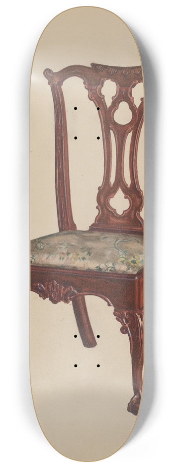 American 20th Century - None Recorded 8.25 inch art skate deck