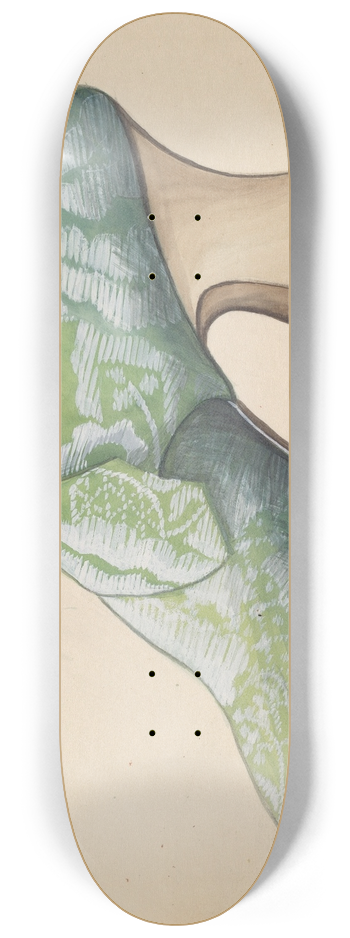 American 20th Century - Shoe 8.25 inch art skate deck