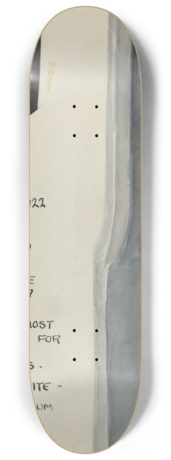 American 20th Century - Sugar Plantation Marker 8.25 inch art skate deck