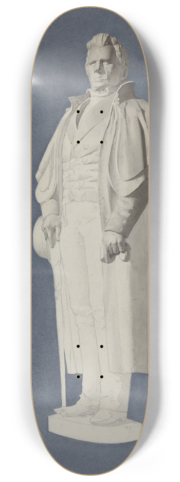 American 20th Century - Technique Demonstration 8.25 inch art skate deck