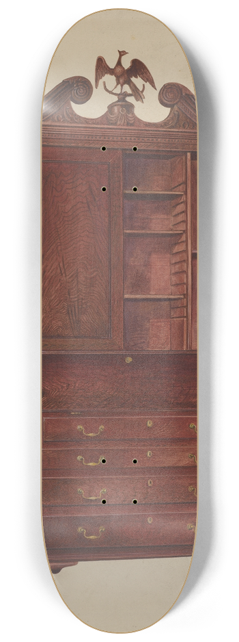 Amos C. Brinton - Chippendale Secretary 8.25 inch art skate deck