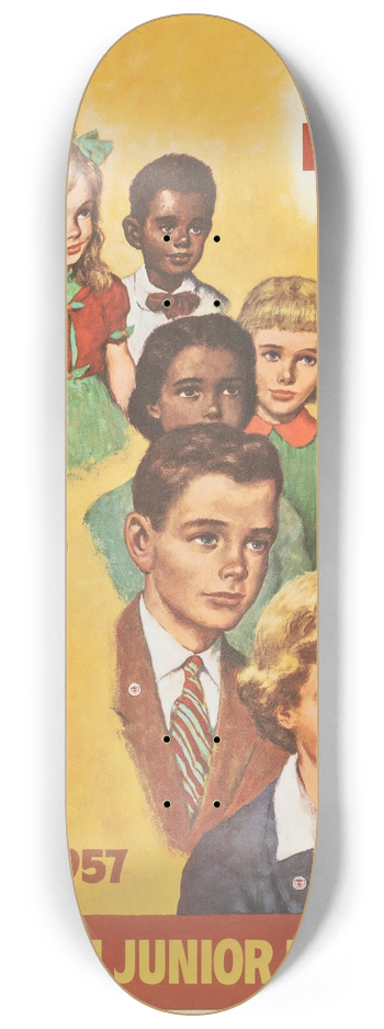 Amos Sewell - American Junior Red Cross 8.25 inch art skate deck