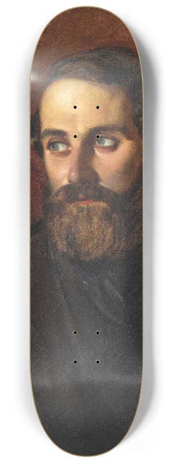 Anders Lunde - Kunstnerens selvportrt 8.25 inch art skate deck