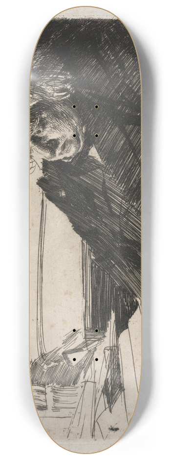 Anders Zorn - Ernest Renan 8.25 inch art skate deck