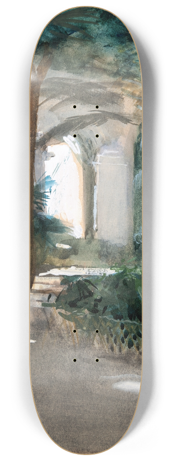 Anders Zorn - Garden in Algiers 8.25 inch art skate deck