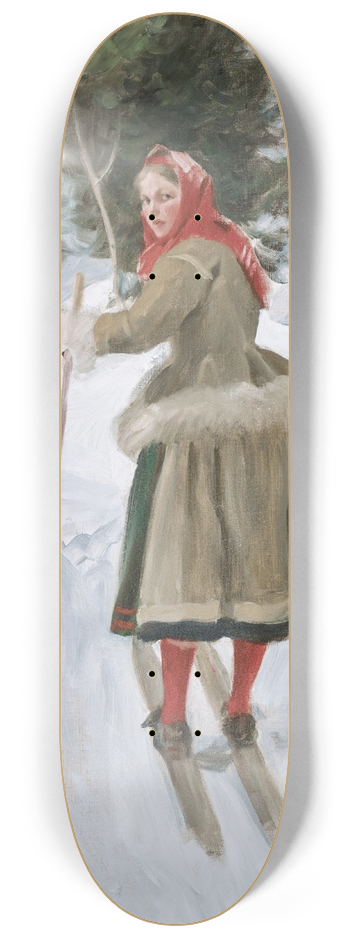 Anders Zorn - Girl from Mora 8.25 inch art skate deck