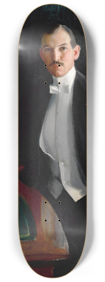 Anders Zorn - Portrait Of Harald Bildt 8.25 inch art skate deck