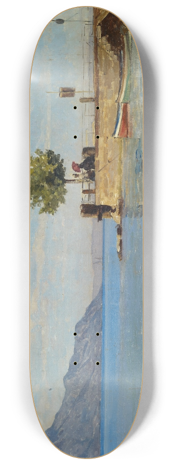 Franois Bocion - The Pier At Territet 8.25 inch art skate deck