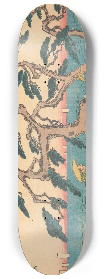And Hiroshige - Hamamatsu 8.25 inch art skate deck