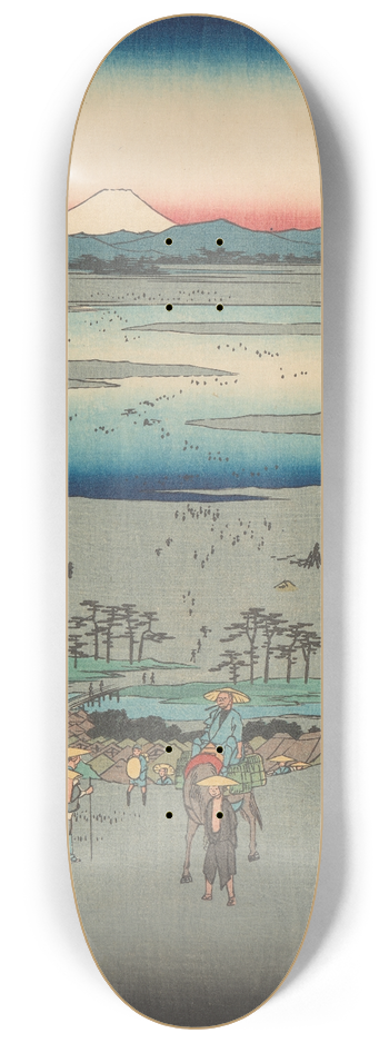 And Hiroshige - Kanaya 8.25 inch art skate deck