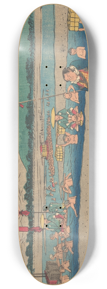 And Hiroshige - Kanaya 8.25 inch art skate deck