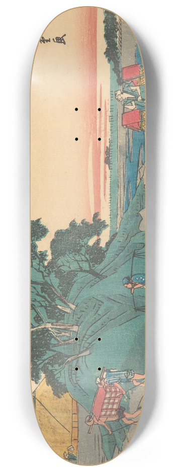And Hiroshige - Yui 8.25 inch art skate deck