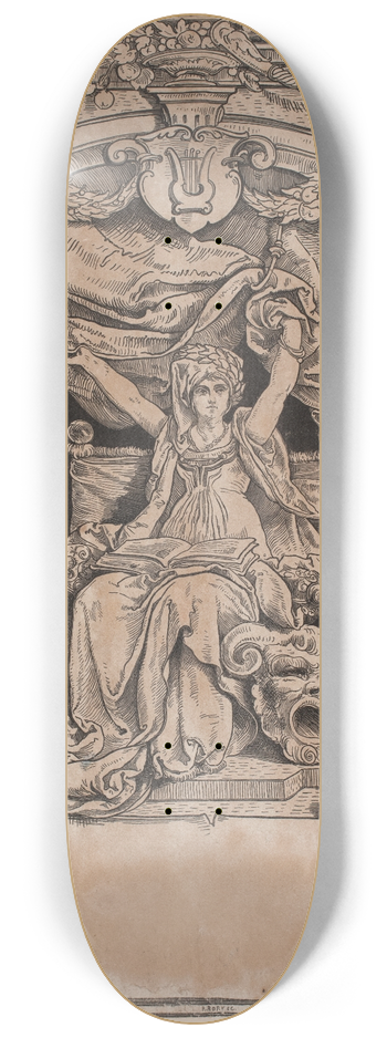Andr Bork - Titelblad og Vignet til en Udgave af Faust , Mnchen 1884 8.25 inch art skate deck