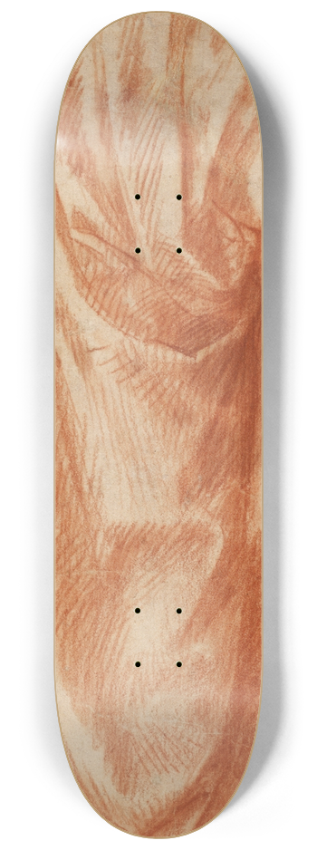 Andrea del Sarto - Drapery Study 8.25 inch art skate deck