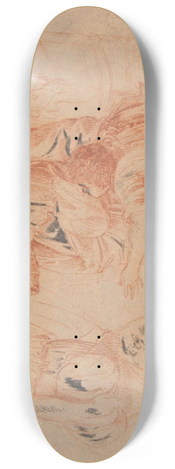 Andrea Sacchi - Abraham Dismissing Hagar 8.25 inch art skate deck