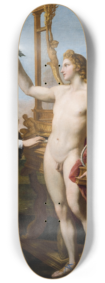 Andrea Sacchi - Marcantonio Pasqualini Crowned By Apollo 8.25 inch art skate deck