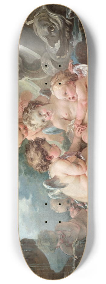 Franois Boucher - Cupids in Conspiracy 8.25 inch art skate deck