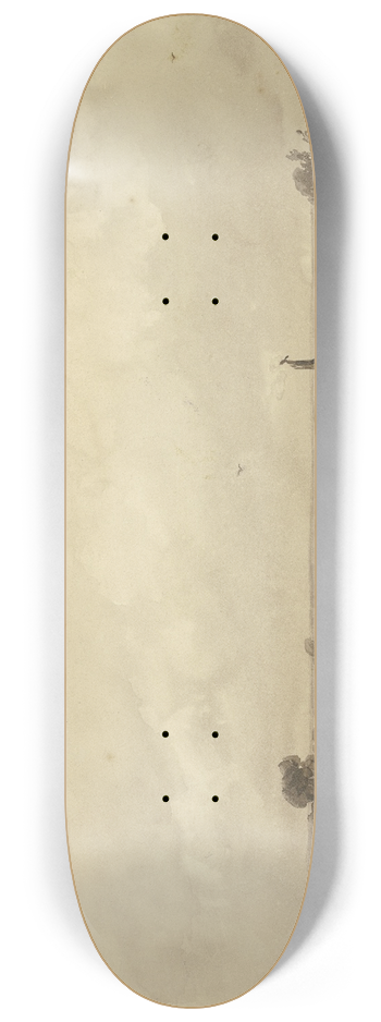 Andreas Schelfhout - Flat landscape 8.25 inch art skate deck