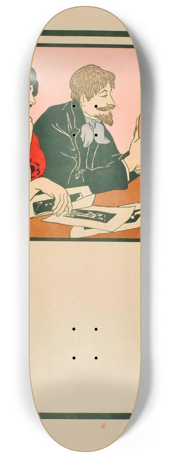 Andrew Kay Womrath - Salon des Cent 8.25 inch art skate deck