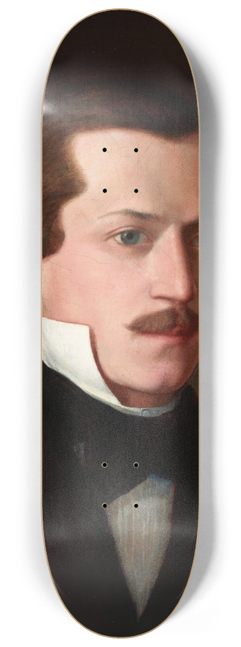 Andrzej Bronisaw Grabowski - Portrait of Adolf Poller 8.25 inch art skate deck