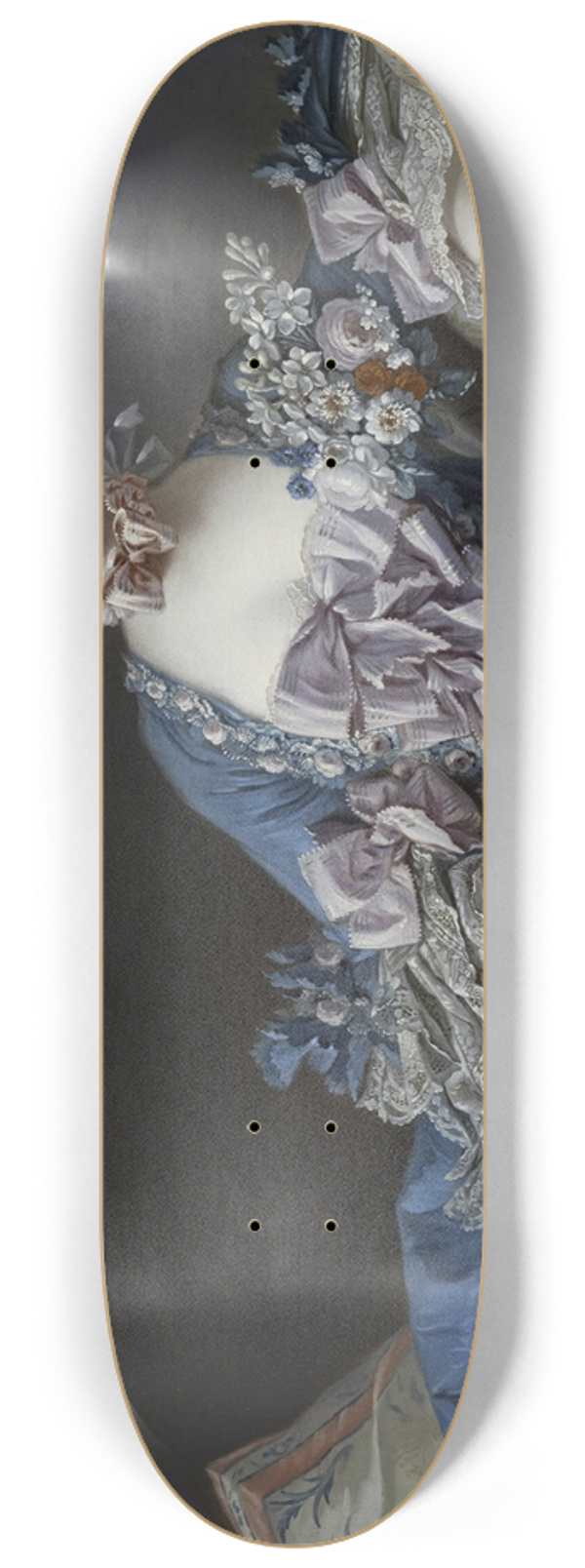 Franois Boucher - Madame de Pompadour (Jeanne-Antoinette Poisson, 1721  1764) 8.25 inch art skate deck