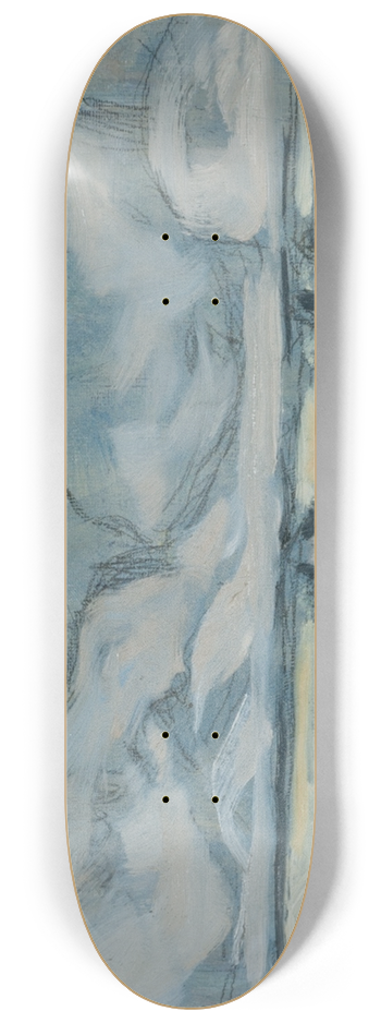 Anna Boberg - Boat with Net. Study from Lofoten 8.25 inch art skate deck