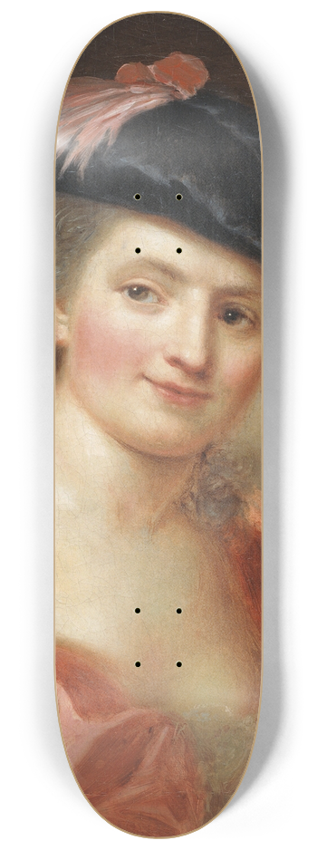 Anna Dorothea Lisiewska - Self Portrait 8.25 inch art skate deck