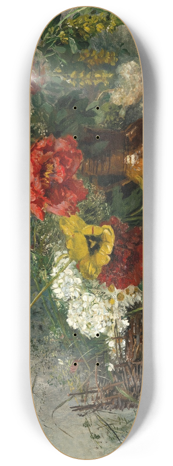 Anna Peters - A Floral Still Life 8.25 inch art skate deck