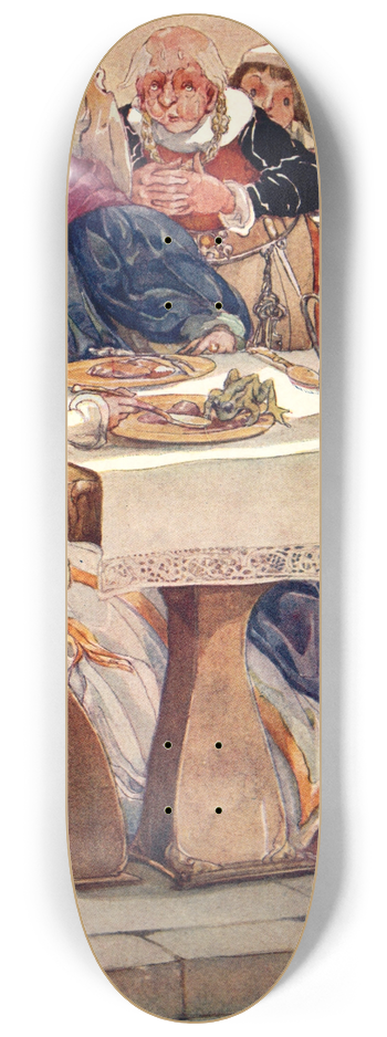 Anne Anderson - The Frog Prince 8.25 inch art skate deck