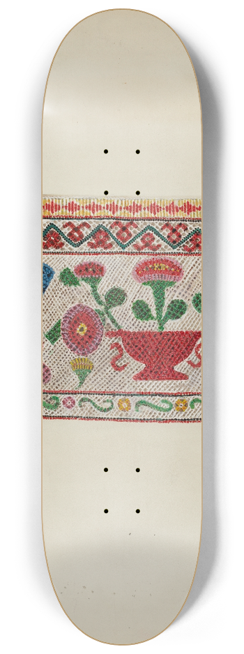 Ann Gene Buckley - Montaleto (Head Scarf) 8.25 inch art skate deck