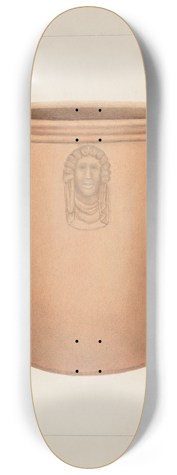Annie B. Johnston - Earthenware Jar 8.25 inch art skate deck