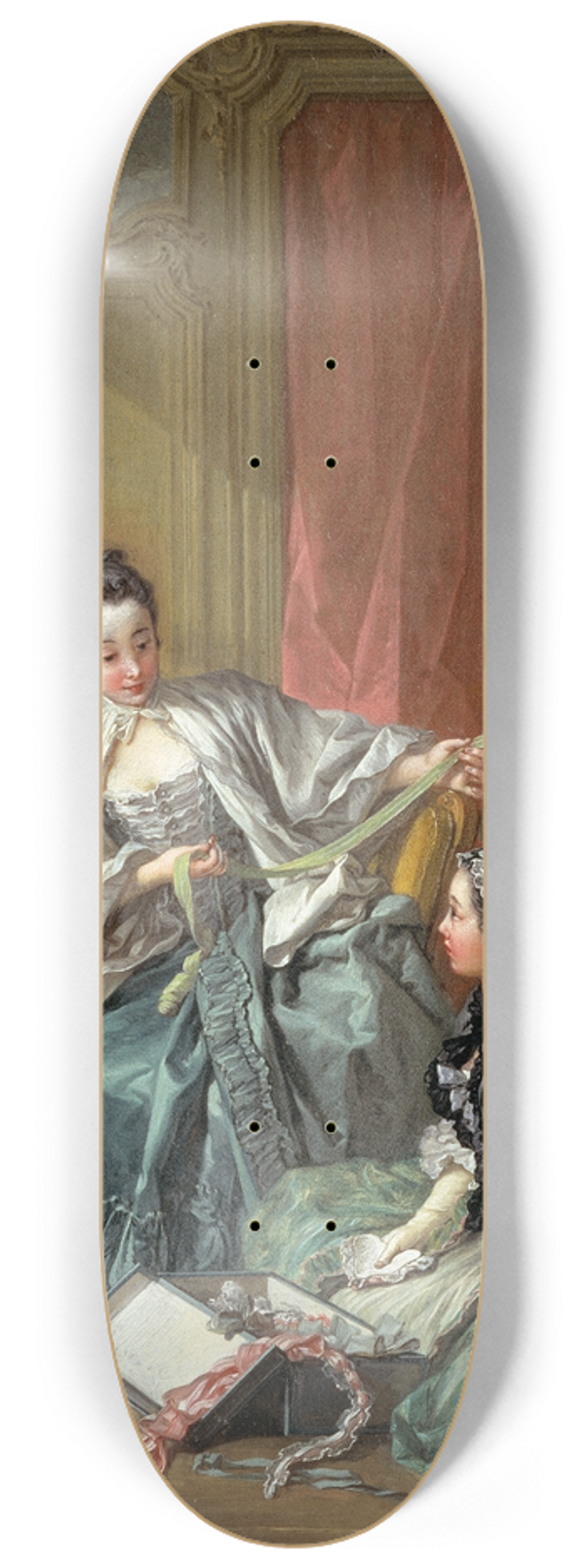 Franois Boucher - The Milliner 8.25 inch art skate deck