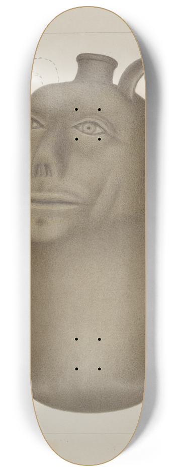 Annie B. Johnston - Stoneware Jug 8.25 inch art skate deck