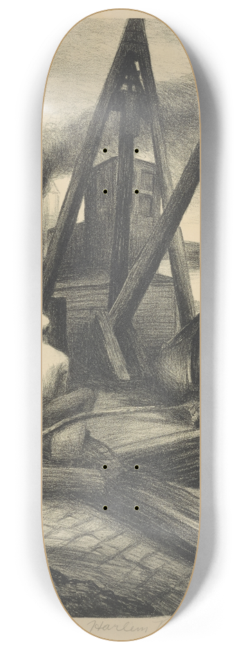 Ann Nooney - Harlem River 8.25 inch art skate deck